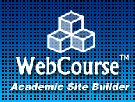 logo of webcourse, academic site builder